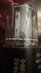 PAIR NOS GE For Zenith 6EA7 BLACk Plates Side Getter Audio TUBES