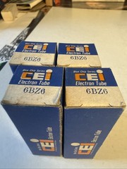 Lot Of 4 CEI Electron Tubes 6BZ6 NOS Made In USA TU1
