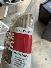 REALISTIC (Radio Shack) Speaker Grille Fabric. NOS, Charcoal, #40-1953 32″ x 36″