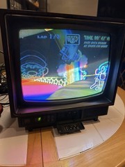 Vintage Zenith Space Command Television CRT Woodgrain Retro Video Game TV VIDEO