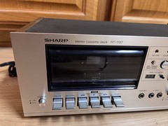 Sharp RT-1157 Stereo Tape Deck Dolby System-Powers Up Parts or Repair ***READ***