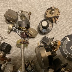 Lot of 20 + Audio Potentiometers Pre Owned Plus A Few Misc Items (Lot 3)