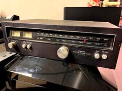 SANSUI MODEL TU-3900 STEREO AM/FM TUNER. WORKS GREAT! MULTI-VOLTAGE. BLACK