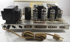 Fisher KX-100 Stereo Master Control Tube Amplifier Working w/ Original Manual