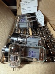 Fender vacuum tube set NOS matched 6L6GT pair + 3 NOS 12AX7 / 7025, + USA 12AT7