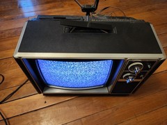 VTG ZENITH Solid State CRT TV Retro Solid State L1310C 1979