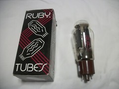 New In Box Ruby 5U4GC Vacuum Tube NOS Rectifier Shoulder Type Brown Base China