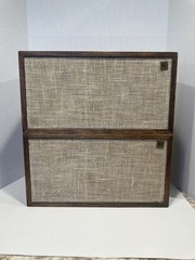 Acoustic Research AR 4x Vintage Bookshelf Speakers Pair Original Walnut Tested