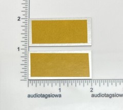 Ohm Speakers Custom Made Reproduction Badges for Walsh 1, 2 or 3 Thick Aluminum