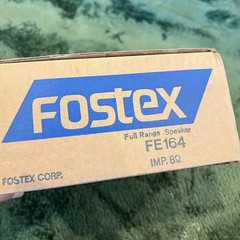 FOSTEX FE164 6.5″ Double Cone Full Range Speaker Driver Pair w/Box Unused Tested