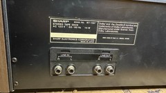 Sharp RT-1157 Stereo Cassette Deck – Serviced, Working – AS-IS