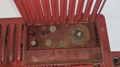 Vintage 50s RCA Victor Decor Prop Television TV Red Parts Repair Wear* 8-PT-7030