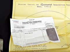 Garrard Transcription Pickup Arm, Model TPA 12, with box and documents (new)