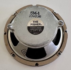 1967 The Fisher 5” Replacement Speaker Quam Nichols 8ohm Midrange Working