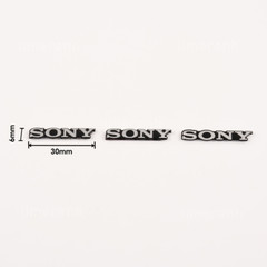 4pcs DIY Sony aluminum logo badge replacement piece 30mm X 5mm