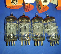 CLOSE Matchd & Balancd PAIR GE 12AU7A ECC82 Vintage Preamp tubes NOS NIB