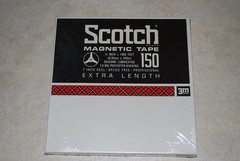 SEALED – SCOTCH Magnetic 150 Blank Reel To Reel 7” Tape 1/4” x 1800 Ft –