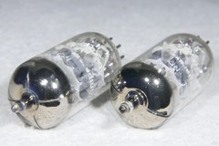 Matched Pair Amperex Bugle Boy 7316/ECC186 O-Getter Holland 1959 Very Strong