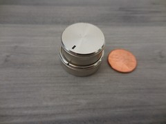 Two Piece Split Knob Assembly Knurled Edging Unknown Model