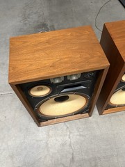 Very Cool Pair Of Rare Vintage Kenwood KL-7080, 6 Speakers Per Cabinet, 🔥🔥🔥