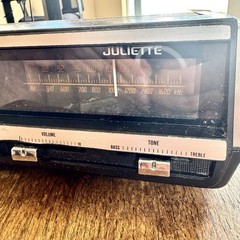 Juliette LED Clock Radio EL-1988 Singapore Electronic Solid State Faux Wood VTG
