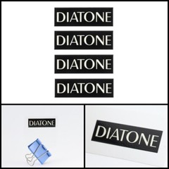 DIATONE logo badge Sticker Decal waterproof 51mm(2.00″)X16mm(0.62″)