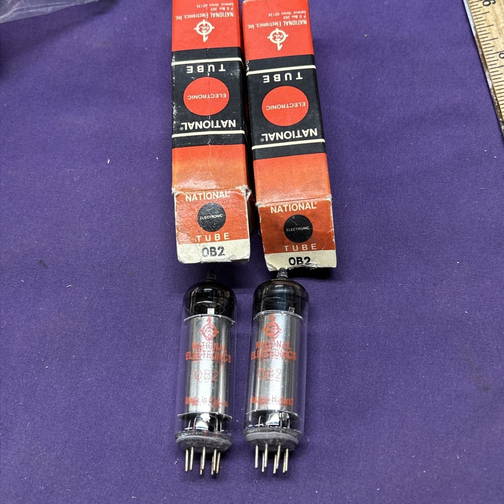 NOS Electron Tubes National Electronic OB2