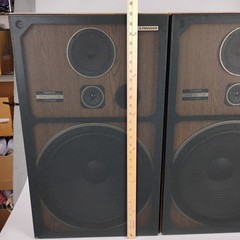 Pioneer CS-G403 Vintage 3-Way Floor Stereo Speakers Pair 15″ Woofers Made In USA