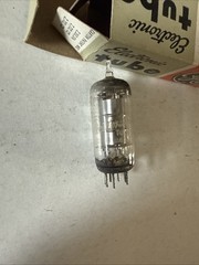 Lot Of 5: RCA (2) GE (1) Radiocoin (2) 3S4 Electronic Vacuum Tube Tu10 T13 T21