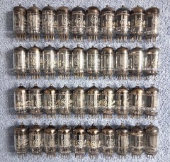 1952 GE 12AU7/ECC82 PLATINUM PLUS+ Grade Preamp Amp Tubes ~Matched Pair~ 95% NOS
