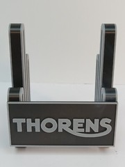 Thorens Now Playing Record Display Stand – Upgraded Black & Silver