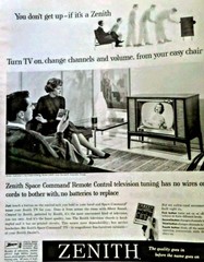 1959 Zenith Space Command, TV, Tube Remote Control Chassis, For Parts, Clean!
