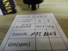 Sylvania Mullard f32 NOS 5AR4 GZ34 Vacuum Tube Amplitrex Tested and Guaranteed 2