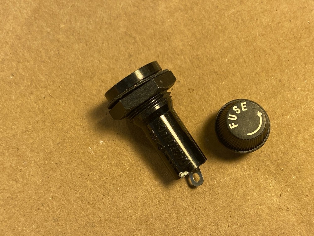 NOS Replacement Fuseholder & Fuse Cap for Sansui AU-555 AU-999 RA-500, etc (Qty)