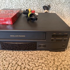 Hitachi VT-M190A VHS VCR Player Recorder Digital Auto Tracking Tested Working