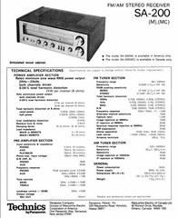 🔥【PRO SERVICED】MINTY Technics SA-200 Stereo 70W Receiver~XSTR/LED MOD💥GUARANTY