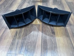 Altec Lansing 811-B Horns. Flat Black. Horns Only. No Drivers. Nice Shape.