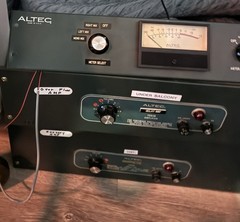 ALTEC vintage Audio Gear Lot 1593B, 1594B Power Amps. 1552a Meter Panel TESTED