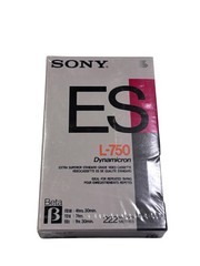 Sony Dynamicron L-750 Beta Blank Video Cassette Tape Sealed