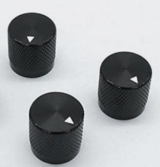 3 Pack Black Aluminum Knobs w/ Hex Fits dbx 120X-DS and CX-3
