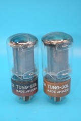 Matched Pair – Tung Sol JAN CTL 6L6WGB Vintage Output Tubes – Amplitrex++ 6L6