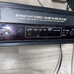 Sharp VC-H800U VCR 4-Head HiFi VHS Video Cassette Recorder Player