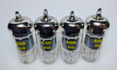 4 pcs NEW EF806S/EF86/ 6BK8 Same Date Tesla Tubes Matched Quad
