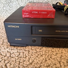 Hitachi VT-M190A VHS VCR Player Recorder Digital Auto Tracking Tested Working