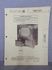 Stromberg-Carlson Model 24 Series Sams Photofact 1951 Television Repair Manual