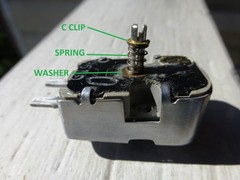 GE VR C-Clip WASHER Spring Stylus Assembly RPX RPJ Variable Reluctance Cartridge