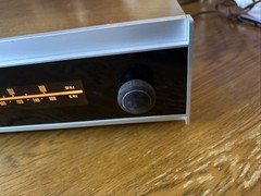 Realistic TM-90 Solid State AM FM Stereo Tuner Vintage Wood Wooden Case Japan