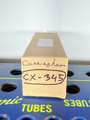 Cunningham Type CX 345 45 Globe Balloon Engraved Base Tested Good Tube