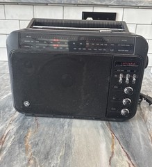 GE SUPERADIO VTG General Electric Long-Range AM/FM Super Radio 7-2887A Tested