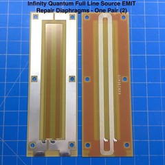 One PaIr (TWO) Infinity Quantum EMIT Tweeter Repair Parts QLS-1 QLS-2 QLS-3